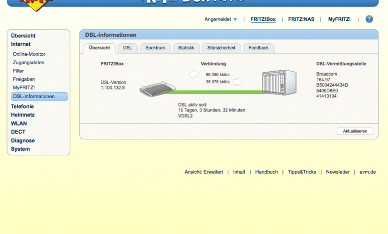 Unser Router von AVM hat nun mit Sicherheit keine Datenstaus mehr. Vollgas Dank VDSL 100 im GTC-Gummersbach.