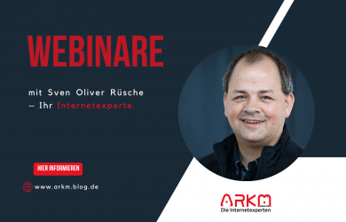ARKM Akademie - Webinare mit Sven Oliver Rüsche.