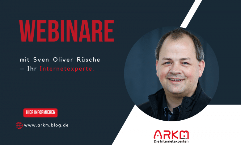 ARKM Akademie - Webinare mit Sven Oliver Rüsche.