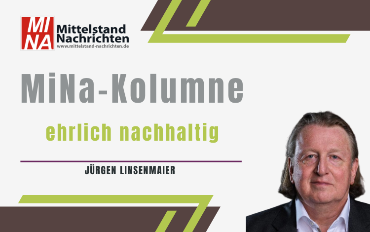 Jürgen Linsenmaier verstärkt mit seinen Kolumnen das Mittelstand Redaktionsteam im ARKM Online Verlag.