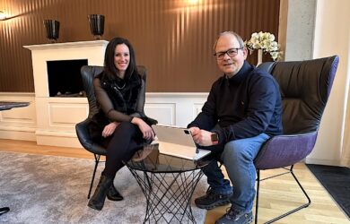 Steffi Faigle im Gespräch mit ARKM CEO Sven Oliver Rüsche.