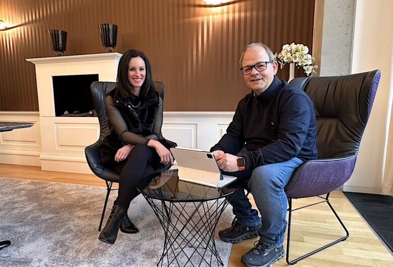 Steffi Faigle im Gespräch mit ARKM CEO Sven Oliver Rüsche.