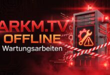 Wartungsarbeiten bei ARKM.TV