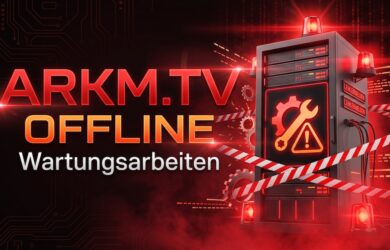 Wartungsarbeiten bei ARKM.TV